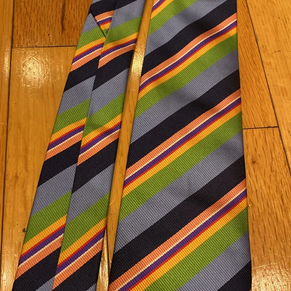 NWOT Ralph Lauren Purple Label Striped Tie‎